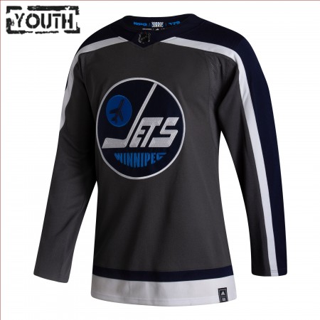 Barn Ishockey Winnipeg Jets tröja Blank 2020-21 Reverse Retro Authentic